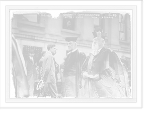 Columbia Univ. commencement, Rev. Dr. McQuees, Dean van Amringe, New York, Antique Poster