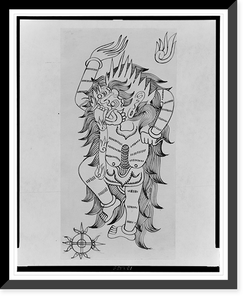 Rangda a witch/widow who practices black magic, Historic Reproduction