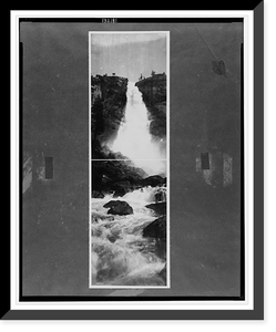 Historic Framed Print, Nevada Falls [sic],  17-7/8" x 21-7/8"