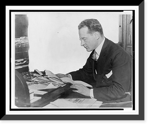 Historic Portrait - Herbert Bayard Swope, half-length portrait