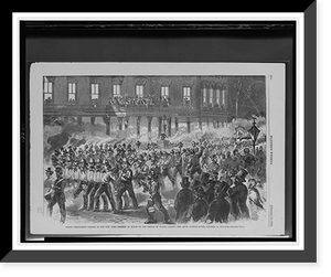 Vintage Building Photo - New York City - Grand torch-light parade, 1860