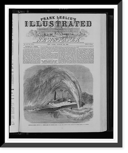 The war in Virginia - Explosion of a torpedo under the Commodore Barney, on James River, Aug. 4.from a sketch by our special artist, F.C.H. Bonwill, Vintage Print