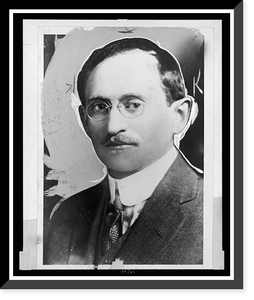 Abraham Brill, head-and-shoulders portrait, facing front, Vintage Print