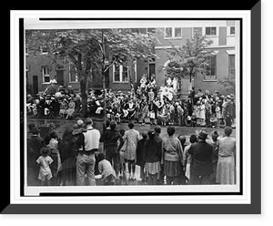 Mock wedding, N Street SW, Washington, D.C. Classic, Antique Print
