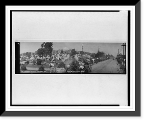 Historic Framed Print, Camping in Jefferson Square,  17-7/8" x 21-7/8"