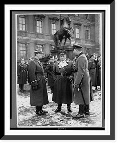 Historic Framed Print, Begr&uuml;ssung des Herrn Generaloberst,  17-7/8" x 21-7/8"