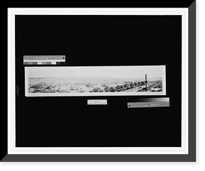 Historic Framed Print, Fort Bayard, New Mexico, Alt. 6132; U.S. Public Health Service Hospital no. 55; Colonel H. E. Whitledge, Medical Officer in Charge,  17-7/8" x 21-7/8"