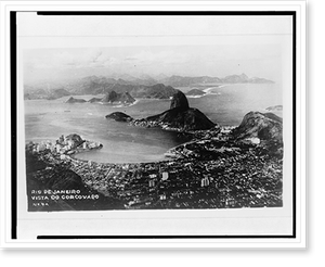 Vintage Photo Print - Rio de Janeiro vista do corcovado