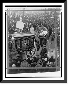 Historic Framed Print, [Funeral procession of Monk" Eastman]",  17-7/8" x 21-7/8"