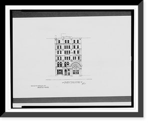 Historic Framed Print, [Park Theatre, Washington St. and Boylston St., Boston, Massachusetts].AFD 1929.,  17-7/8" x 21-7/8"