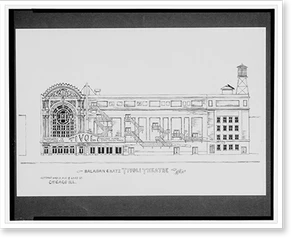 Antique Photo Print - Chicago - Balaban & Katz Tivoli Theatre, 1933