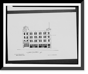 Historic Framed Print, [Garde Theatre, State St. opposite public library, New London, Connecticut].AFD 1931.,  17-7/8" x 21-7/8"