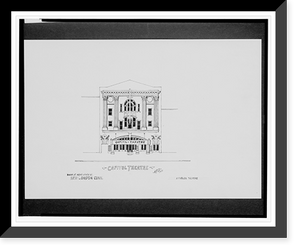 Historic Framed Print, [Capitol Theatre, Bank St. near State St., New London, Connecticut].AFD 1931.,  17-7/8" x 21-7/8"