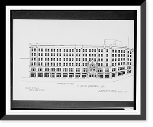 Historic Framed Print, [State Theatre and Congress Building, Congress St. and High St., Portland, Maine].AFD 1930.,  17-7/8" x 21-7/8"