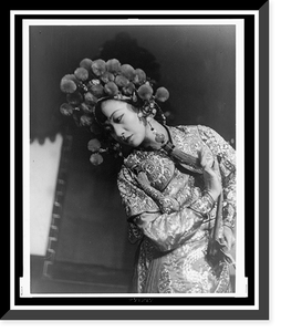 Historic Framed Print, [Portrait of Anna May Wong, in Turandot" at Westport]",  17-7/8" x 21-7/8"