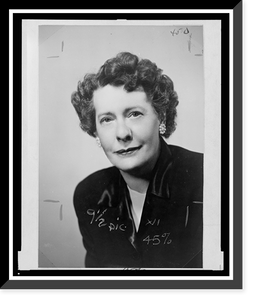 Historic Framed Print, [Florence P. Dwyer, representative from New Jersey, head-and-shoulders portrait, facing front],  17-7/8" x 21-7/8"