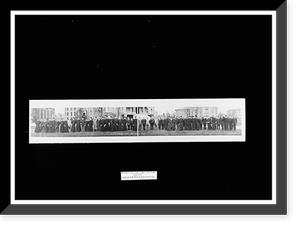 Historic Framed Print, Faculty, Notre Dame University, 1914,  17-7/8" x 21-7/8"