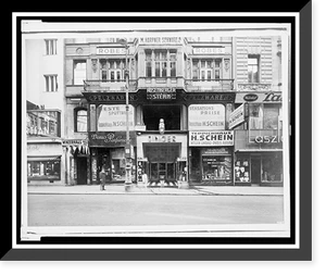 Vintage Photo Print - Singer store, Vienna - Framed Wall Art Gift Idea