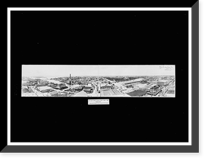 Historic Framed Print, Looking west from Mugge Bldg., Tampa, Fla.,  17-7/8" x 21-7/8"
