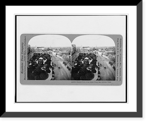 Historic Framed Print, General view of the Alamo Plaza, San Antonio, Texas,  17-7/8" x 21-7/8"