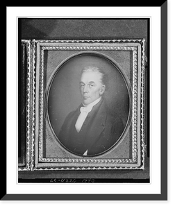 Historic Framed Print, [Copy of a painting of James Stowell, head-and-shoulders portrait, three-quarters view, facing left],  17-7/8" x 21-7/8"