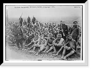 Historic Framed Print, Russian prisoners .  Russ., Tartars, Kirgises etc.,  17-7/8" x 21-7/8"