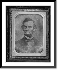 Historic Framed Print, [Abraham Lincoln, head-and-shoulders portrait, facing slightly left] - 2,  17-7/8" x 21-7/8"