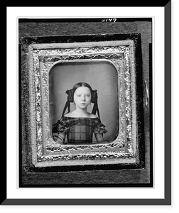 Historic Framed Print, [Augusta Currie Bradhurst Field, head-and-shoulders portrait of a woman, facing front],  17-7/8" x 21-7/8"