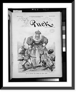 Historic Framed Print, She is getting too feeble to hold them.J.S. Pughe.,  17-7/8" x 21-7/8"