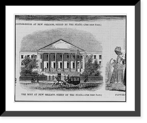 Black & White Photo - New Orleans - The mint at seized by the state