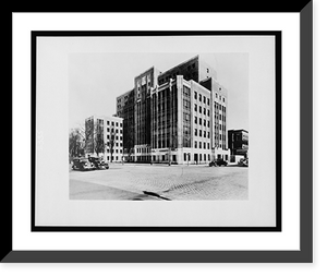 Historic Framed Print, Surgical operating and ward building, Boston City Hospital, Boston, Massachusetts,  17-7/8" x 21-7/8"