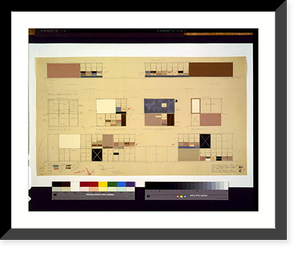 Historic Framed Print, Case Study House No. 8. House for Charles Eames, owner, 203 Chautauqua Blvd., West Los Angeles, lot 1, tract 13251.Kenneth Acker, architect C-408 ; Mackintosh & Mackintosh, consulting engrs. - 3,  17-7/8" x 21-7/8"