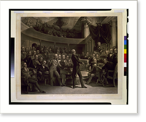 Antique Photo Print - The United States Senate, 1850