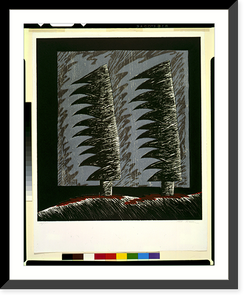 Historic Framed Print, [Red shadows].R.R. Lav.,  17-7/8" x 21-7/8"
