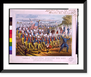 Black & White Photo - Boston - Yankee volunteers marching into (2)