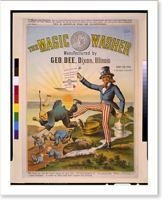 Antique Photo Print - The magic washer, manufactured by Geo (2)