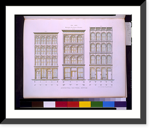 Black & White Photo - New York City - Designs for store fronts.lith