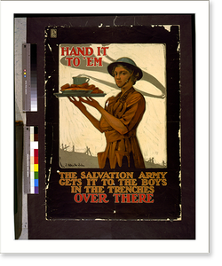 Historic Military - Hand it to 'em - Framed Wall Art Gift Idea