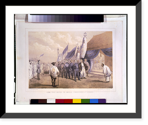 Commo. Perry meeting the imperial Commissioners at Yokuhama.from nature by W.T. Petris ; Lith. of Sarony & Co., New York. - 2, Antique Poster