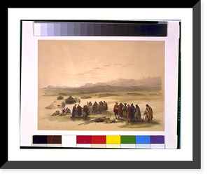 Historic Framed Print, Mount Seir Wady el Ghor March 4th 1839.David Roberts, R.A.,  17-7/8" x 21-7/8"