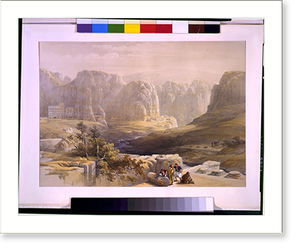 Vintage Photo Print - Petra looking south March 9th.David Roberts, 1839