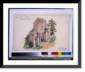 A gateway, and color wheel. Gateway, isometric perspective, Antique Poster