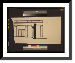 Alterations to and restoration of a hotel (The Willard Hotel"), 1455 Pennsylvania Avenue, N.W., Washington, D.C. Entrance elevation", Vintage Print