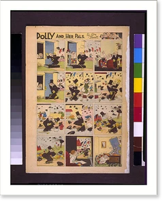 Historic Architecture - Polly and her pals - Vintage Home Decor Print