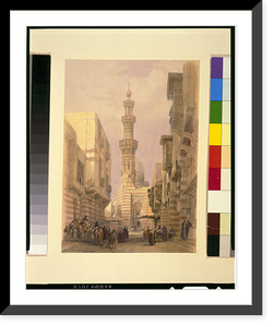 Historic Framed Print, Bullack, Cairo.David Roberts, R.A.,  17-7/8" x 21-7/8"