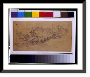 St. Patrick's Day in the army. The mule race.EF. - 2 Classic, Antique Wall Art