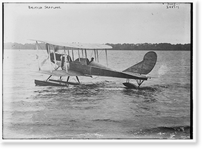 Vintage Photo Print - British seaplane - Vintage Home Decor Print