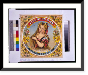 Fischer's own. Bliss Moore & Co., Chicago.Donaldson & Elmes Steam Lith., Cin. O, Antique Print