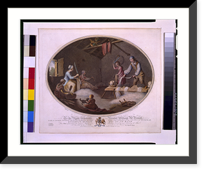 To the right honorable Randal William McDonnell,. this plate representing the common method of beetling, scutching and hackling the flax; is inscribed by. Wm. Hincks.Wm. Hincks, delin. et sculp. -