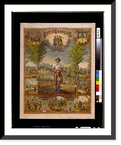 Gift for the grangers.J. Hale Powers & Co. Fraternity & Fine Art Publishers, Cin'ti. ; Strobridge & Co. Lith. Cincinnati, O. - 4 Classic, Vintage Print